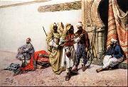 Arab or Arabic people and life. Orientalism oil paintings  307 unknow artist